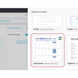 Ajouter un agenda Google ?
